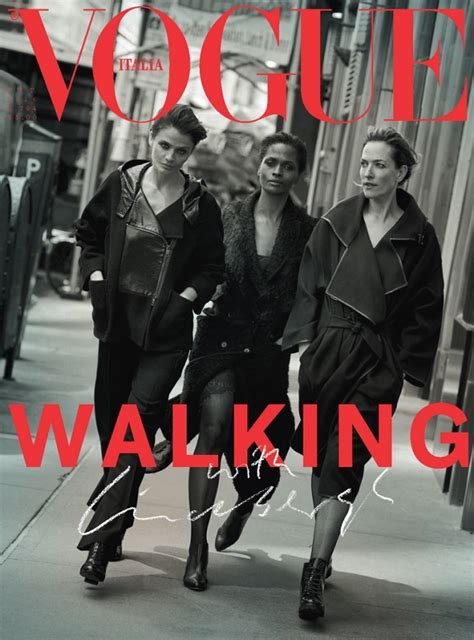 Vogue Italia October 2016: Walking